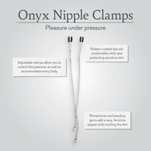Cargar imagen en el visor de la galería, Onyx Nipple Clamps