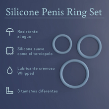Cargar imagen en el visor de la galería, Silicone Penis Ring Set