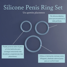 Cargar imagen en el visor de la galería, Silicone Penis Ring Set
